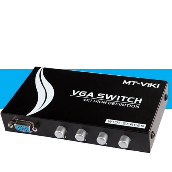 دیتا سوییچ 1 به 4 VGA کلید دار
