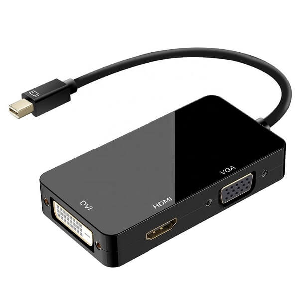 تبدیل MINI DISPLAY به HDMI+VGA+DVI