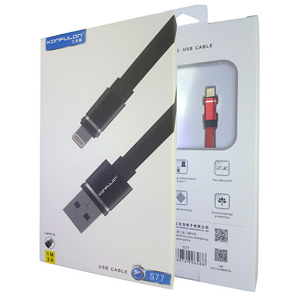 کابل USB گوشی آیفون کانفلون S77