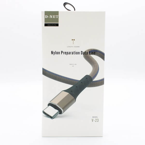 کابل USB گوشی اندروید TYPE-C دی نت V-23