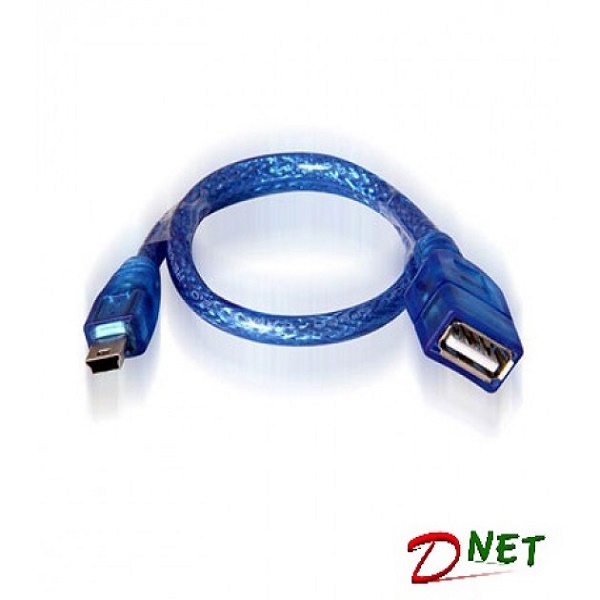 کابل مادگی USB به MINI USB ( ذوزنقه )