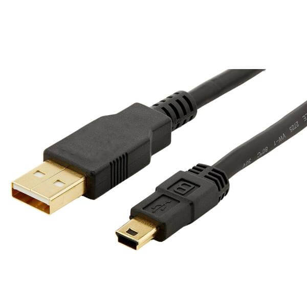 کابل MINI USB به USB ( ذوزنقه ) 1.5 متری