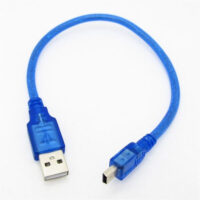 کابل MINI USB به USB ( ذوزنقه ) 30 سانتی