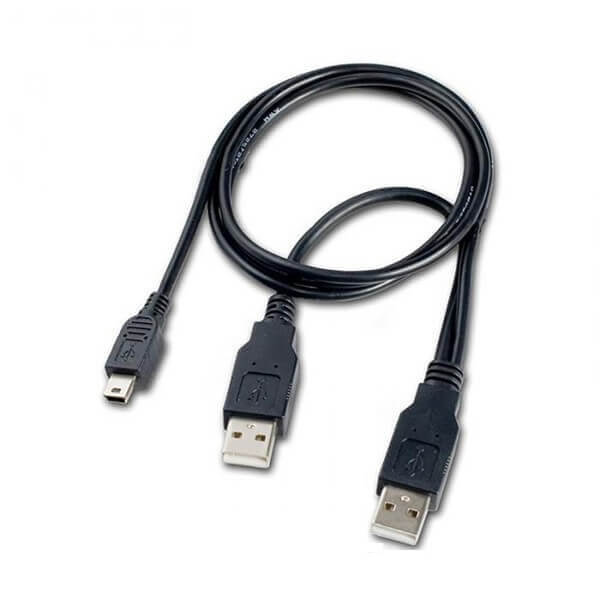 کابل هارد ذوزنقه به دو سر نر USB