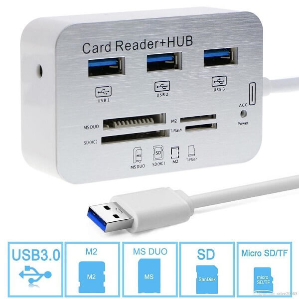 هاب 3 پورت USB 3.0 کومبو ( USB HUB )