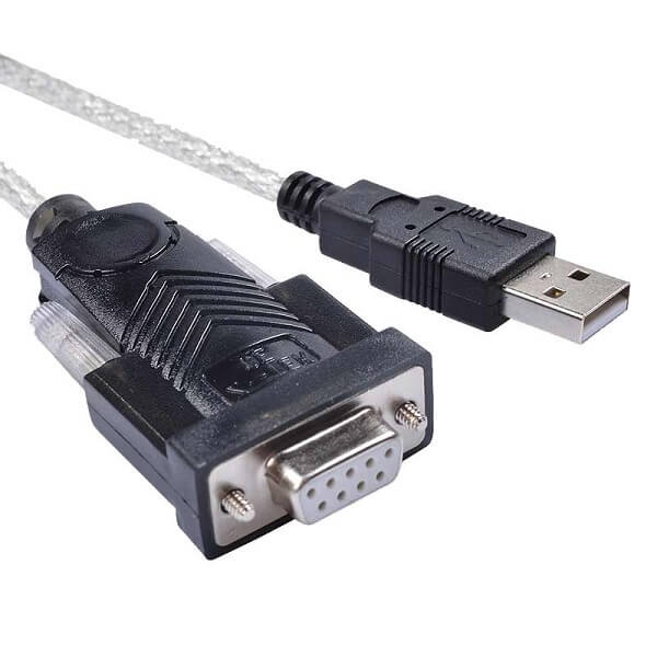 کابل تبدیل USB به COM ( سریال یا 9 پین ماده) RS232