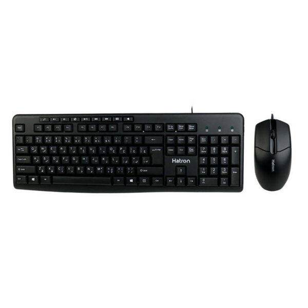 کیبورد و ماس سیم دار هترون Hatron HKC221