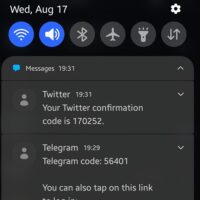 مسدود شدن کد ورود تلگرام توییتر