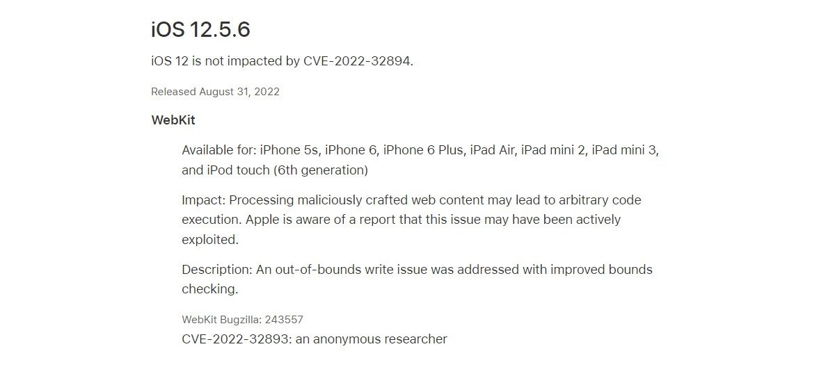 بروزرسانی امنیتی اپل برای گوشی‌های قدیمی آیفون apple security 