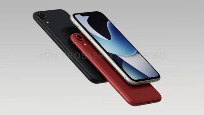 رندر iphone se 4 در سه رنگ مشکی ، قرمز و سفید