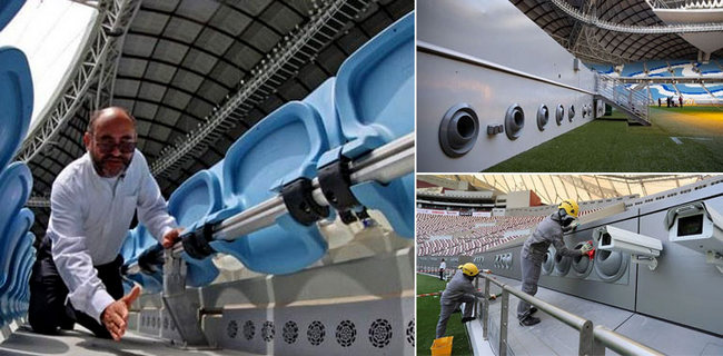 خنک کننده استادیوم قطر