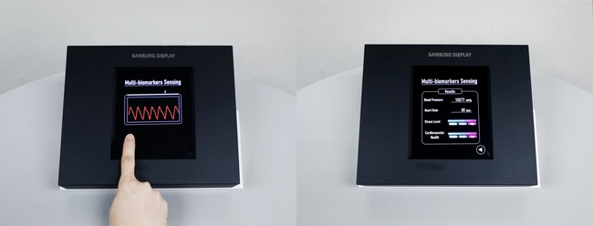 پنل OLED سامسونگ با حسگر اثر انگشت داخلی