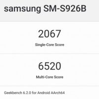 امتیاز اگزینوس 2400 در  Geekbench 6