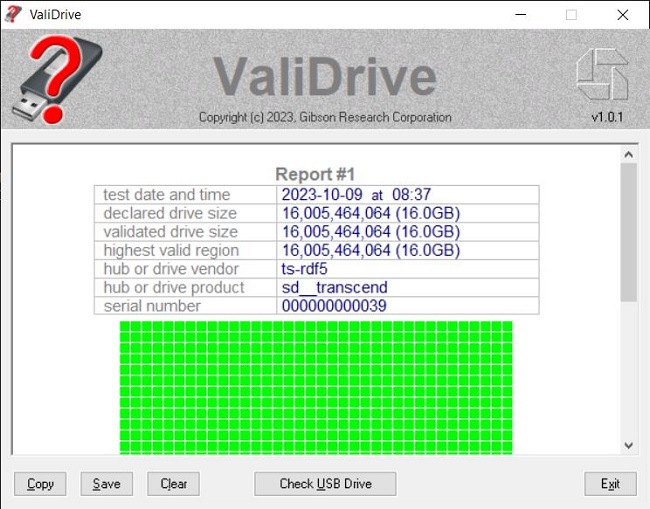 تشخیص فلش تقلبی با برنامه ValiDrive
