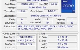 رکورد اورکلاک  Core i9-14900KS