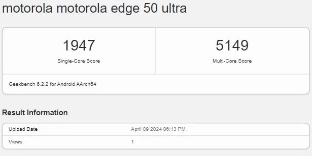 گوشی هوشمند Edge 50 Ultra