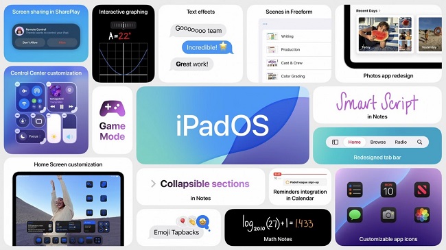 قابلیت های جدید  iPadOS 18