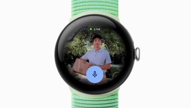 با Pixel Watch 3 می‌توانید به دوربین Nest متصل شوید