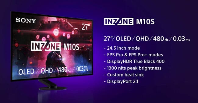 iمشخصات INZONE M10S