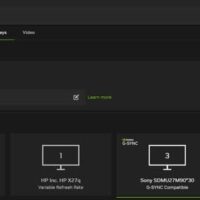 تنظیمات G-Sync د ر Nvidia app