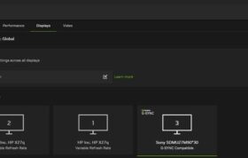 تنظیمات G-Sync د ر Nvidia app