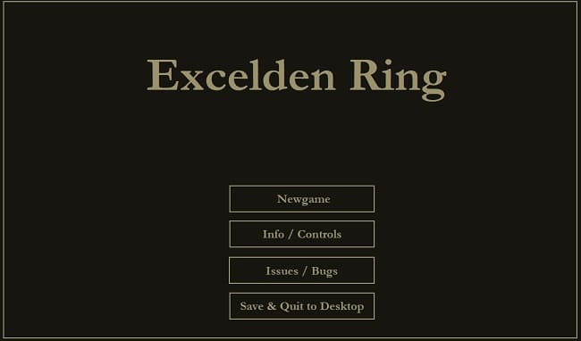 بازسازی Elden Ring در نرم‌افزار اکسل!