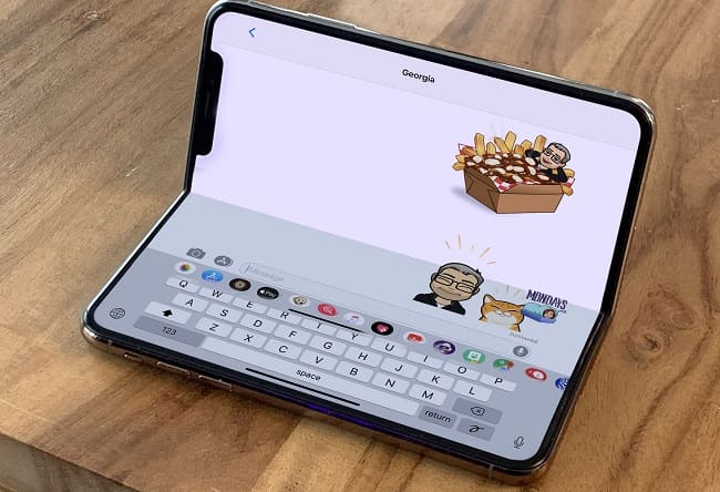 نمونه اولیه آیفون تاشو اپل