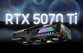 کارت‌های گرافیک سری RTX 5070 Ti شرکت MSI
