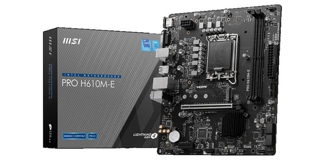 مادربرد MSI PRO H610M-E