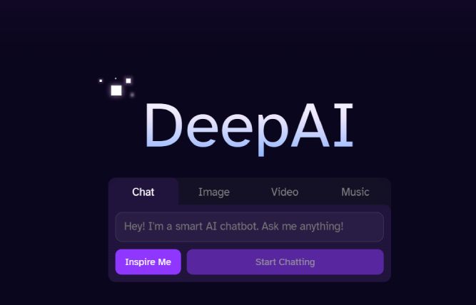 سایت DeepAI