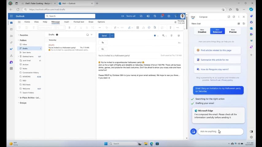 دستیار هوش مصنوعی Microsoft Edge