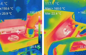 RTX 5090 دمای کانکتور تغذیه