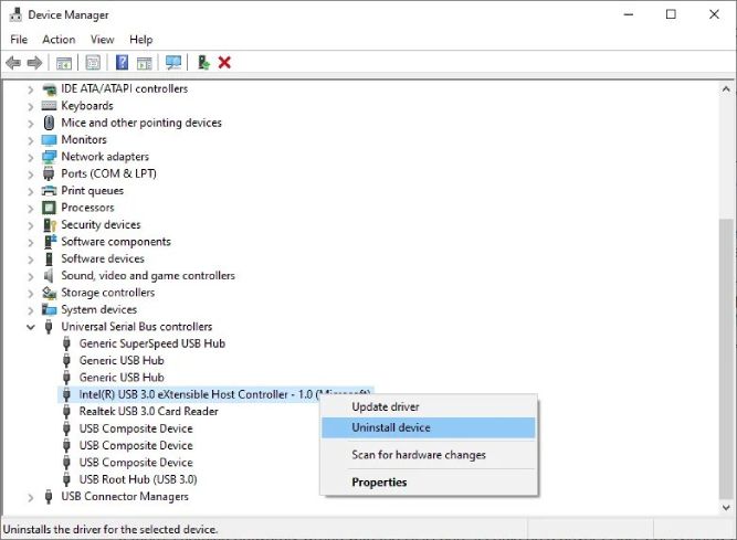 به‌روزرسانی درایور USB