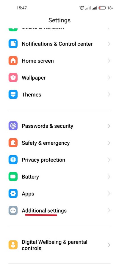 تنظیمات ساعت گوشی شیائومی نوت 8 پرو - تنظیم ساعت گوشی Xiaomi