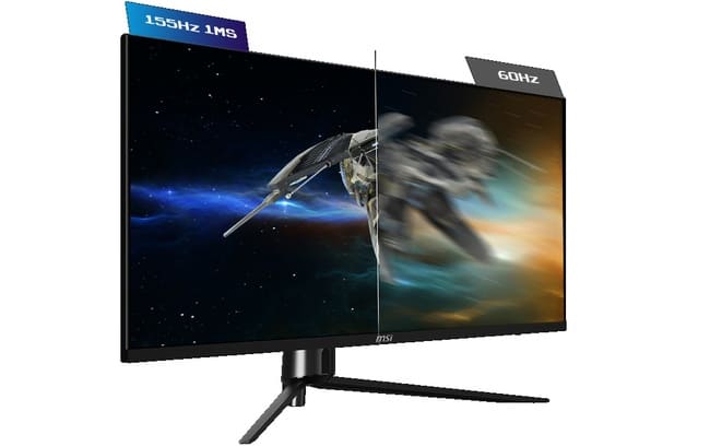 تفاوت صفحه نمایش ۶۰ هرتز و ۱۵۵ هرتز