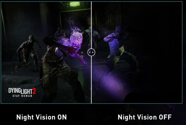 قابلیت Night Vision برای نمایش بهتر صحنه‌های تاریک