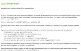 NVIDIA firmware update