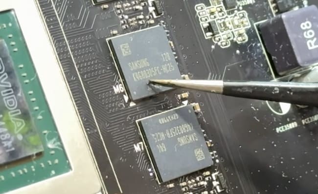 تراشه‌های حافظه GTX 970