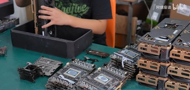 کارت گرافیک RTX 5090 در چین