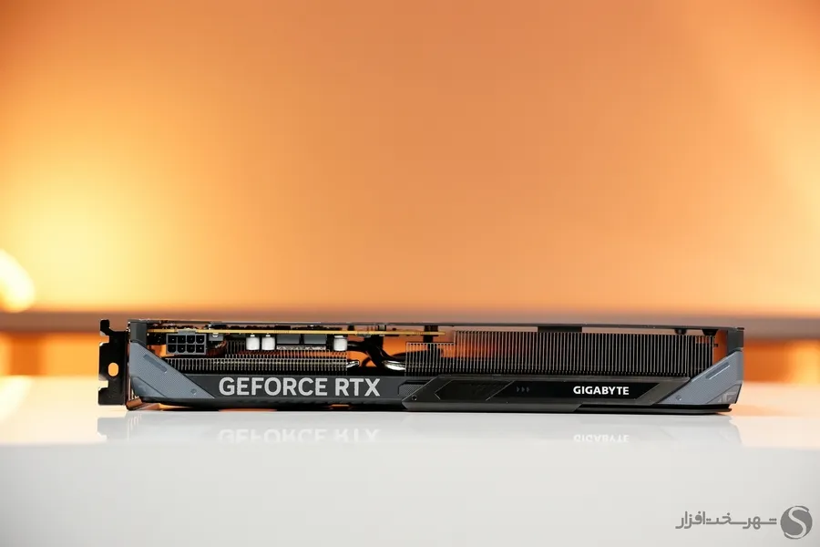 Gigabyte-RTX-5060-Gaming-oc-8G-graphics-card-side-view