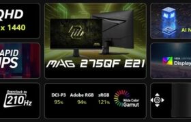 قابلیت‌های مانیتور MAG 275QF E21