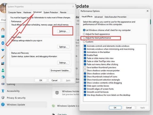 آموزش بهینهسازی ویندوز 11 برای بازی با کیفیت و سرعت بیشتر بهینهسازی عملکرد ویندوز 11 برای بازی
