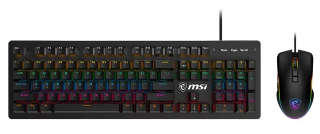 باندل موس و کیبورد گیمینگ MSI؛ خوش قیمت و جذاب با گارانتی معتبر در بازار ایران ست گیمینگ MSI FORGE GK300 COMBO