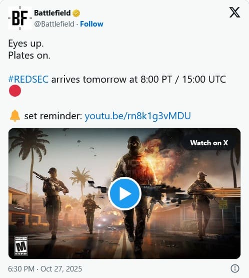 بتلفیلد REDSEC معرفی شد؛ حالت بتل رویال رایگان بتلفیلد ۶ فردا عرضه میشود redsec-1.jpg