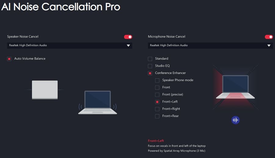 AI Noise Cancellation