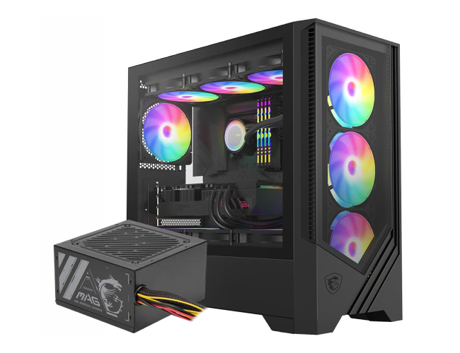 معرفی کیس و پاور PAG Forge M100L 50 Kit؛ خوشقیمت و مناسب گیمینگ از برند MSI معرفی کیس PAG FORGE M100L