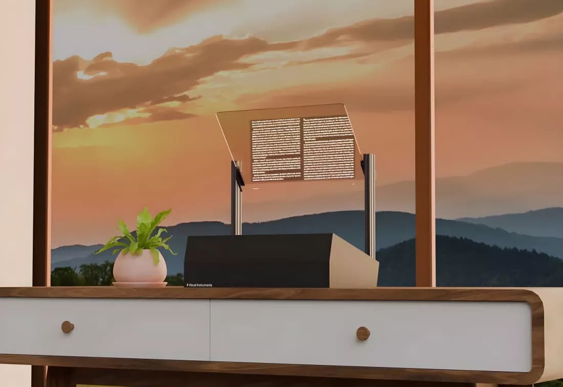 اولین مانیتور شفاف جهان با روشنایی ۵۰۰۰ نیت و پشتیبانی از HDR معرفی شد نمایشگر شفاف