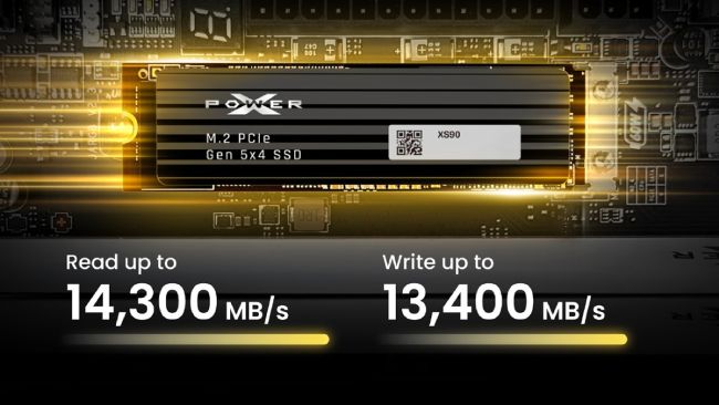 رونمایی سیلیکون پاور از اس اس دی XPOWER XS90 با سرعت سرسامآور 14300 مگابایت بر ثانیه مشخصات اس اس دی XPOWER XS90