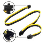 تبدیل 8 پین نر برق پاور به دو تا 2+6 پین نر VGA