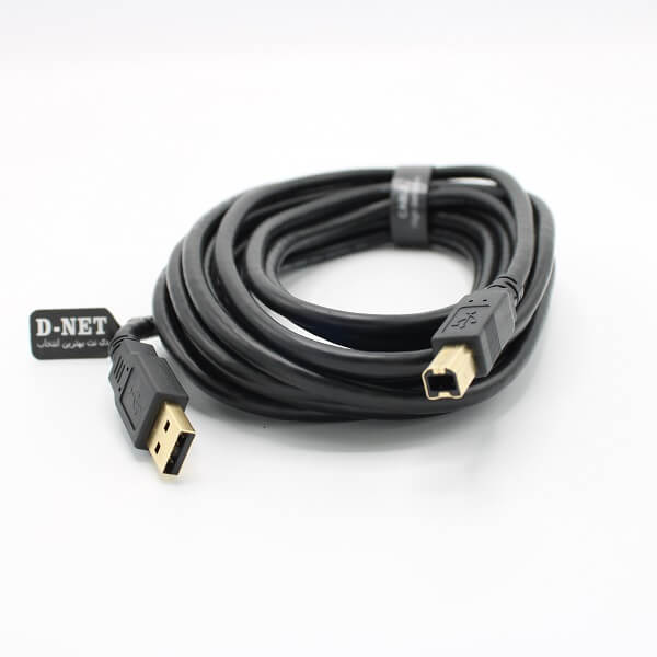 کابل USB پرینتری ( HI-SPEED ) دی نت 5 متری